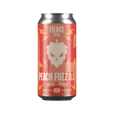 Fierce Peach Fuzz 0.5 Alcohol Free Lager