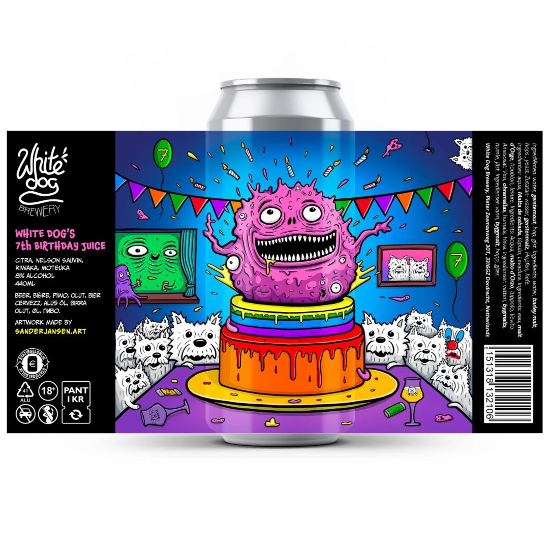 White Dog 7th Birthday Juice DIPA