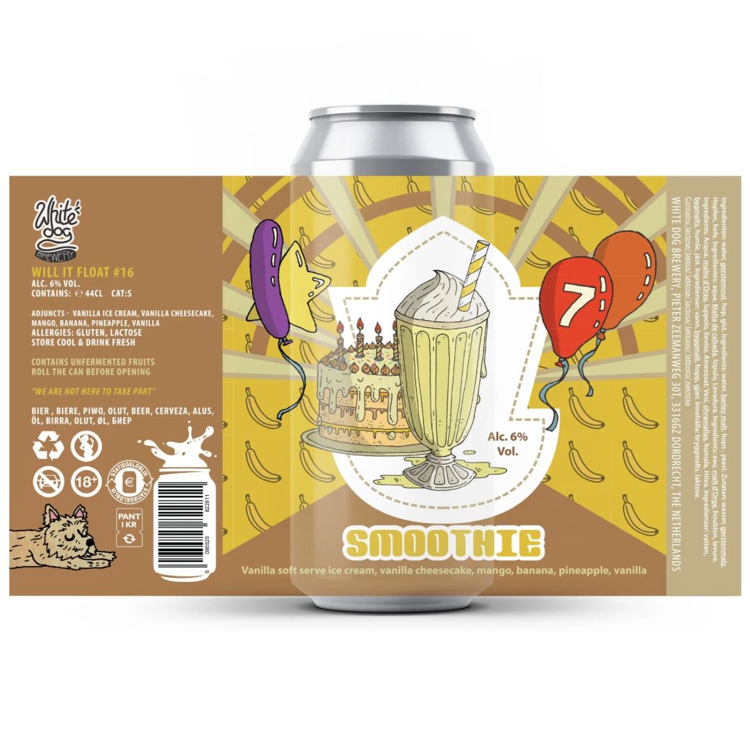 White Dog Will It Float #16 Smoothie Sour