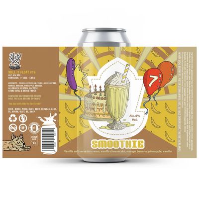 White Dog Will It Float #16 Smoothie Sour