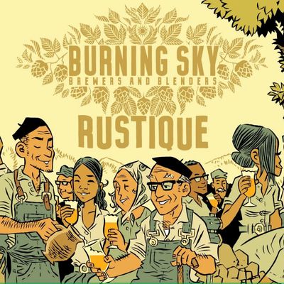 Burning Sky Rustique Wild Ale LARGE