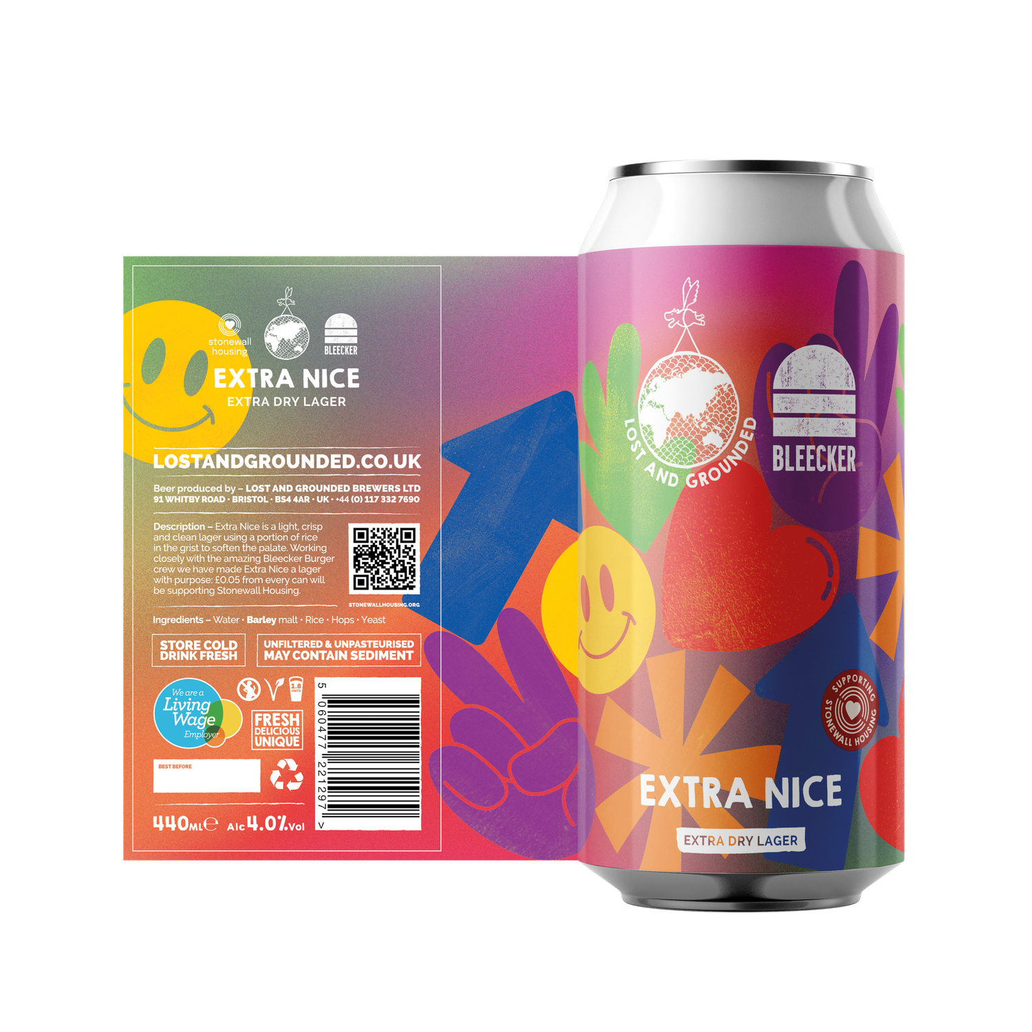 Lost &amp; Grounded Extra Nice Extra Dry Lager
