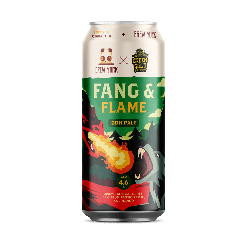 Brew York x Green Gold Fang &amp; Flame Pale Ale