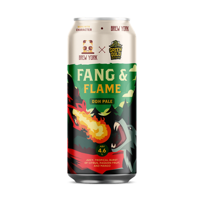 Brew York x Green Gold Fang &amp; Flame Pale Ale