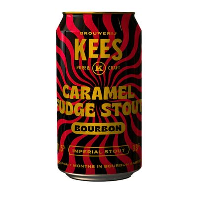 Kees Caramel Fudge Stout Bourbon BA Imperial Stout