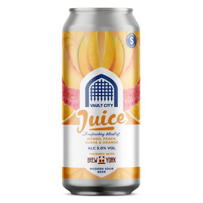 Vault City x Brew York Juice Mango Peach Guava &amp; Orange Sour