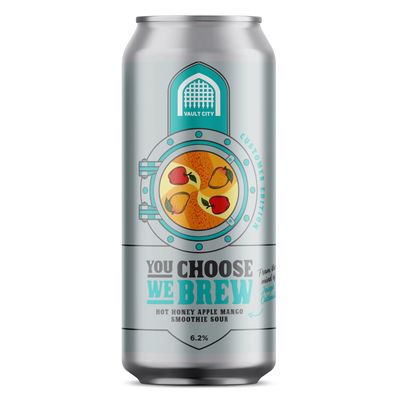 Vault City You Choose, We Brew Hot Honey Apple Mango Sour