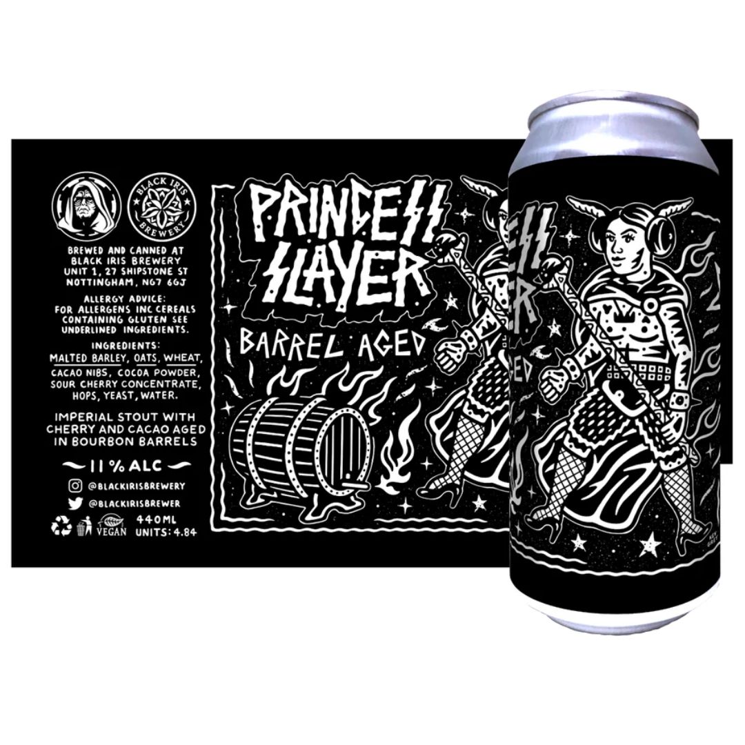 Black Iris x Emperor&#39;s BARREL AGED Princess Slayer BBA Imperial Stout