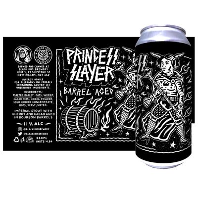 Black Iris x Emperor&#39;s BARREL AGED Princess Slayer BBA Imperial Stout