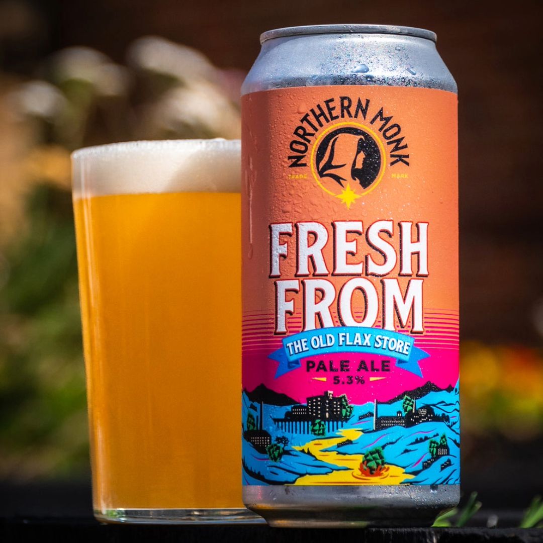Northern Monk Fresh From The Old Flax Store #7 (Pastel Orange &amp; Blue) Pale Ale