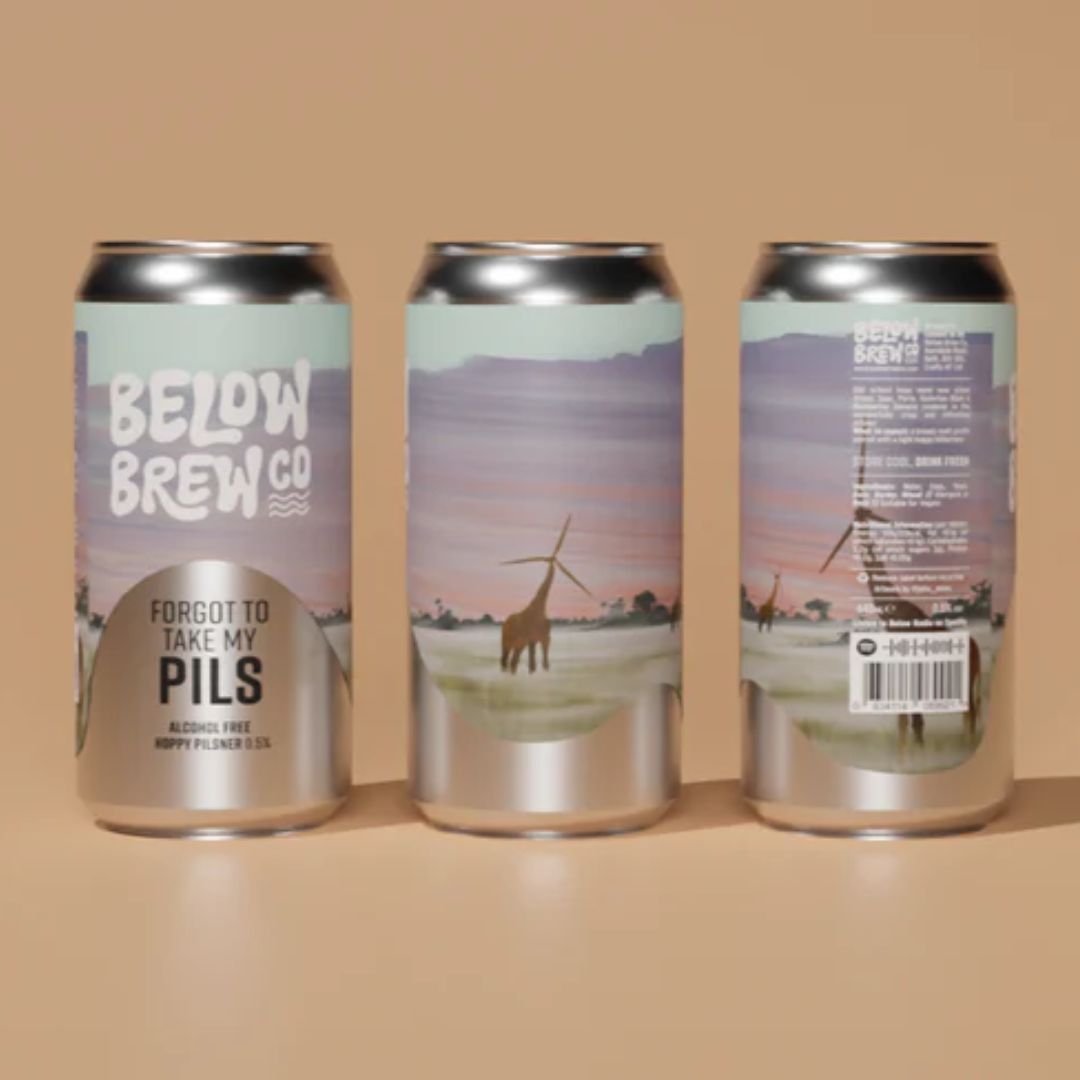 Below Brew Co Forgot To Take My Pils Alcohol Free Pilsner