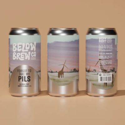 Below Brew Co Forgot To Take My Pils Alcohol Free Pilsner