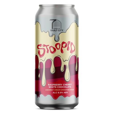 Vault City Stoopid White Chocolate Raspberry Cherry Coconut Cream Smoothie Sour