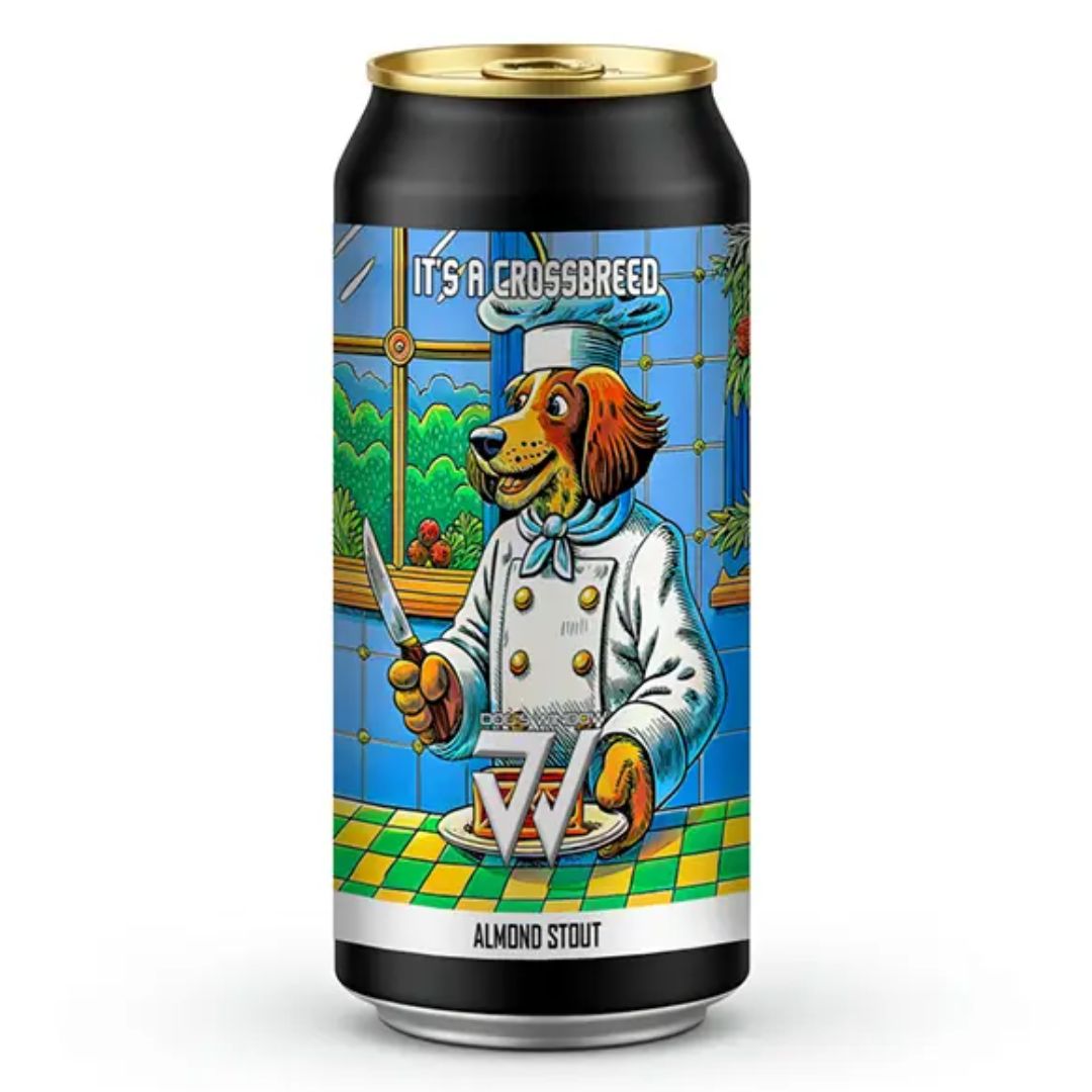 Dog's Window It's A Crossbreed ALMOND Stout Dog's Window It's A Crossbreed ALMOND Stout