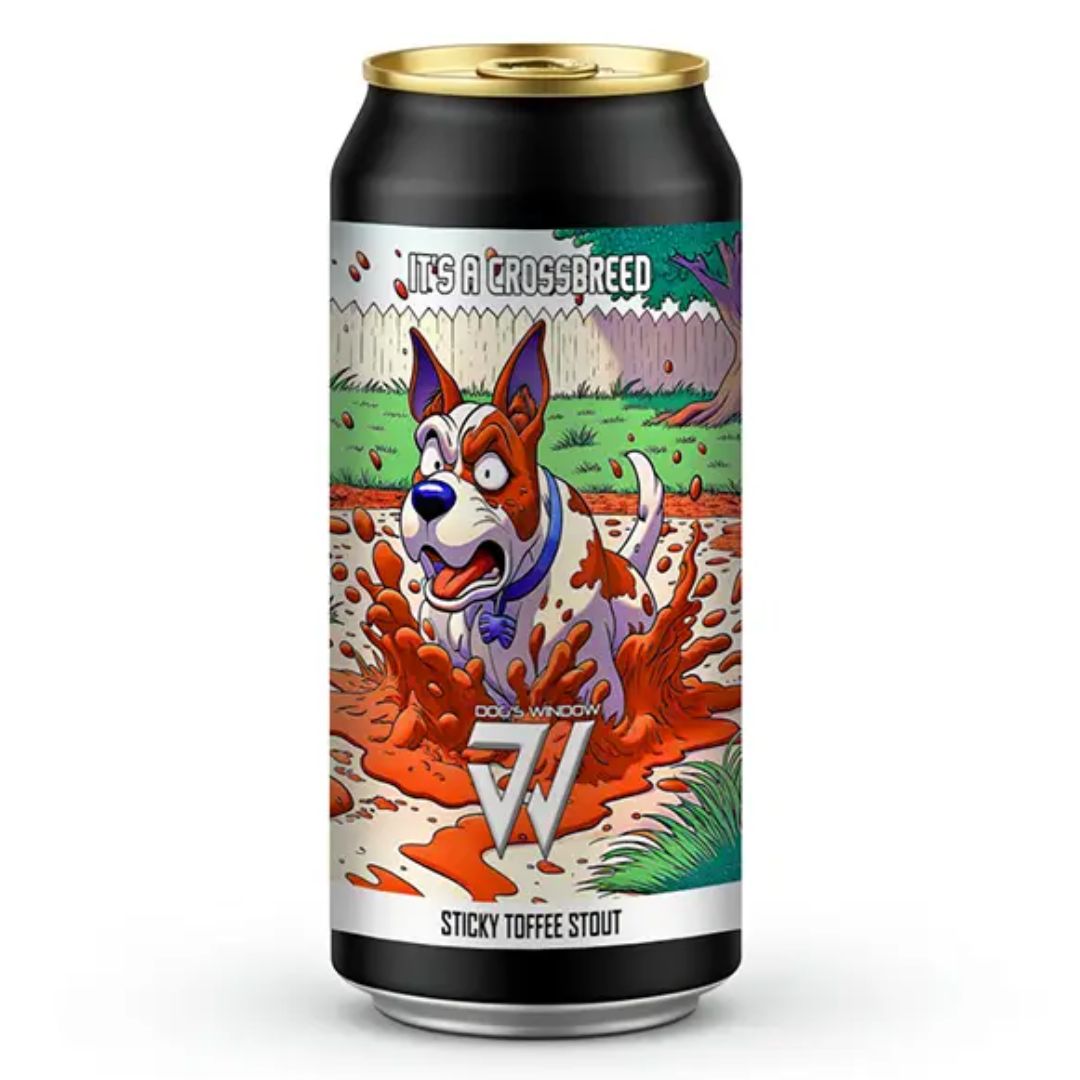 Dog&#39;s Window It&#39;s A Crossbreed STICKY TOFFEE Stout
