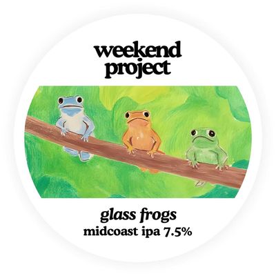 Weekend Project Glass Frogs Midcoast IPA