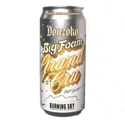 Donzoko x Burning Sky Grand Cru Big Foam Lager