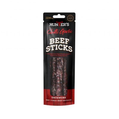 Hunters Chilli Garlic Beef Sticks