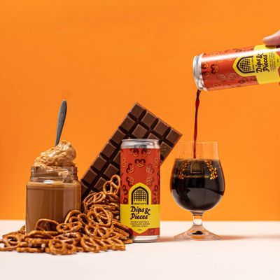 Vault City Dips &amp; Pieces Peanut Butter &amp; Chocolate Dipped Pretzel Imperial Stout