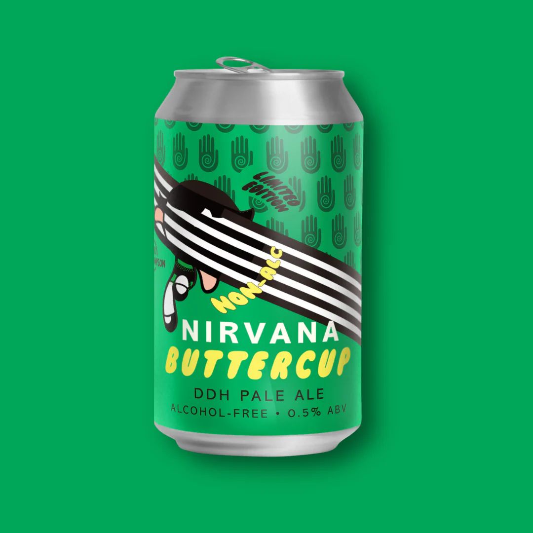 Nirvana Buttercup Alcohol Free DDH Pale Ale Nirvana Buttercup Alcohol Free DDH Pale Ale