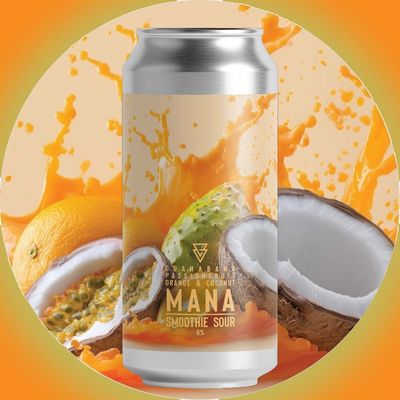 Azvex MANA Guanabana Passionfruit Orange &amp; Coconut Smoothie Sour