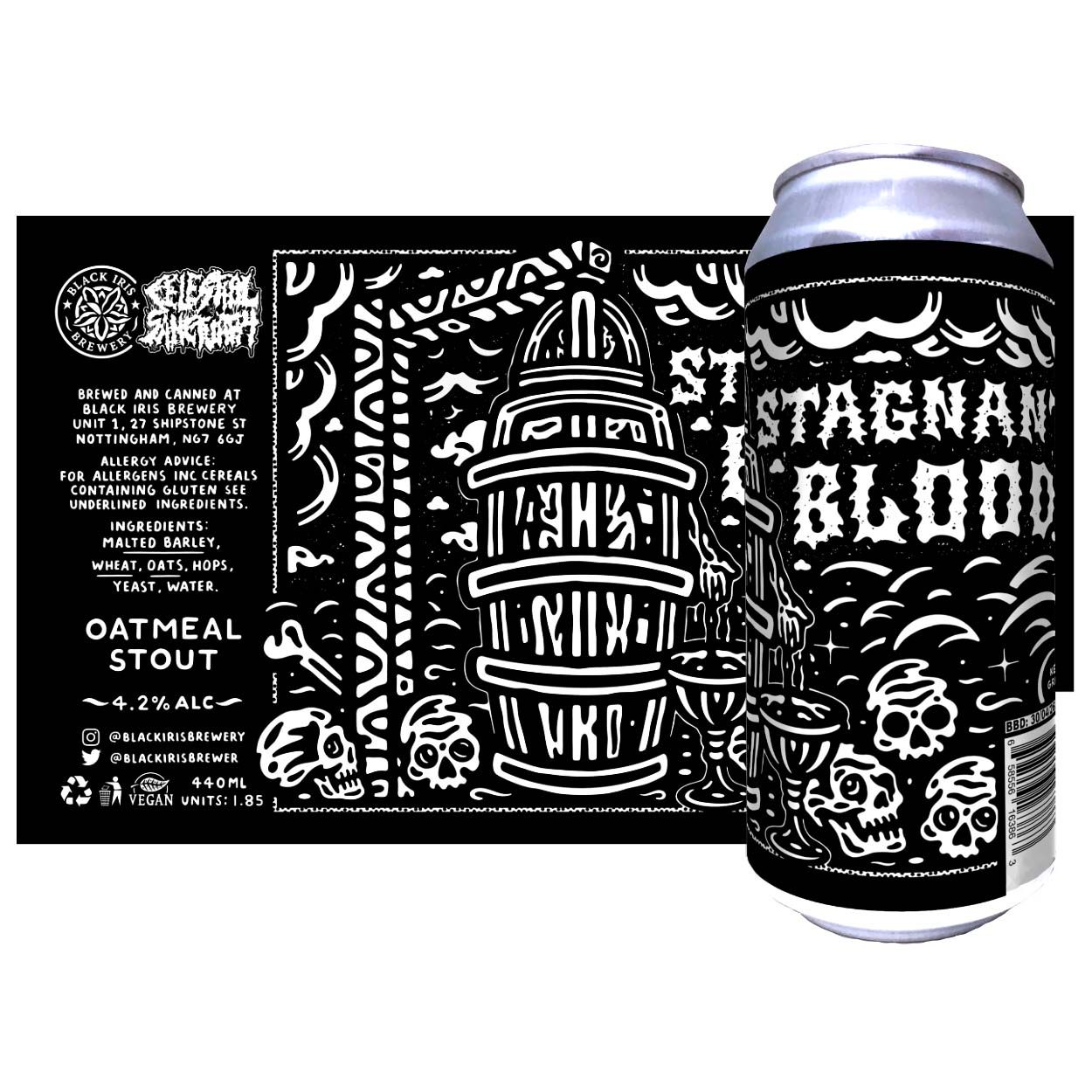 Black Iris Stagnant Blood Oatmeal Stout