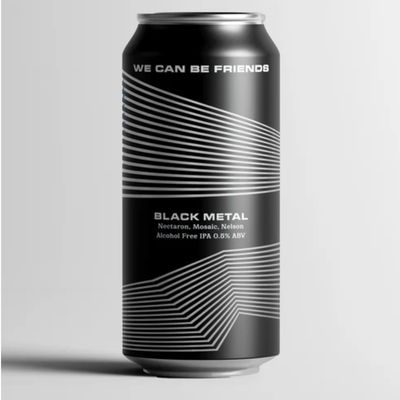We Can Be Friends Black Metal Alcohol Free IPA