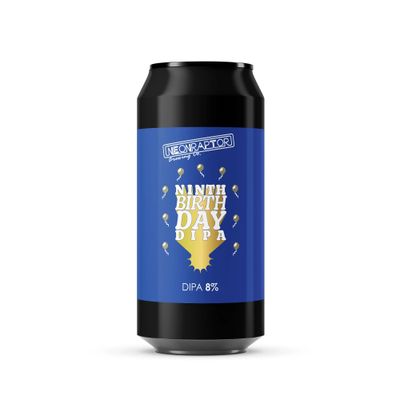 Neon Raptor Ninth Birthday DIPA