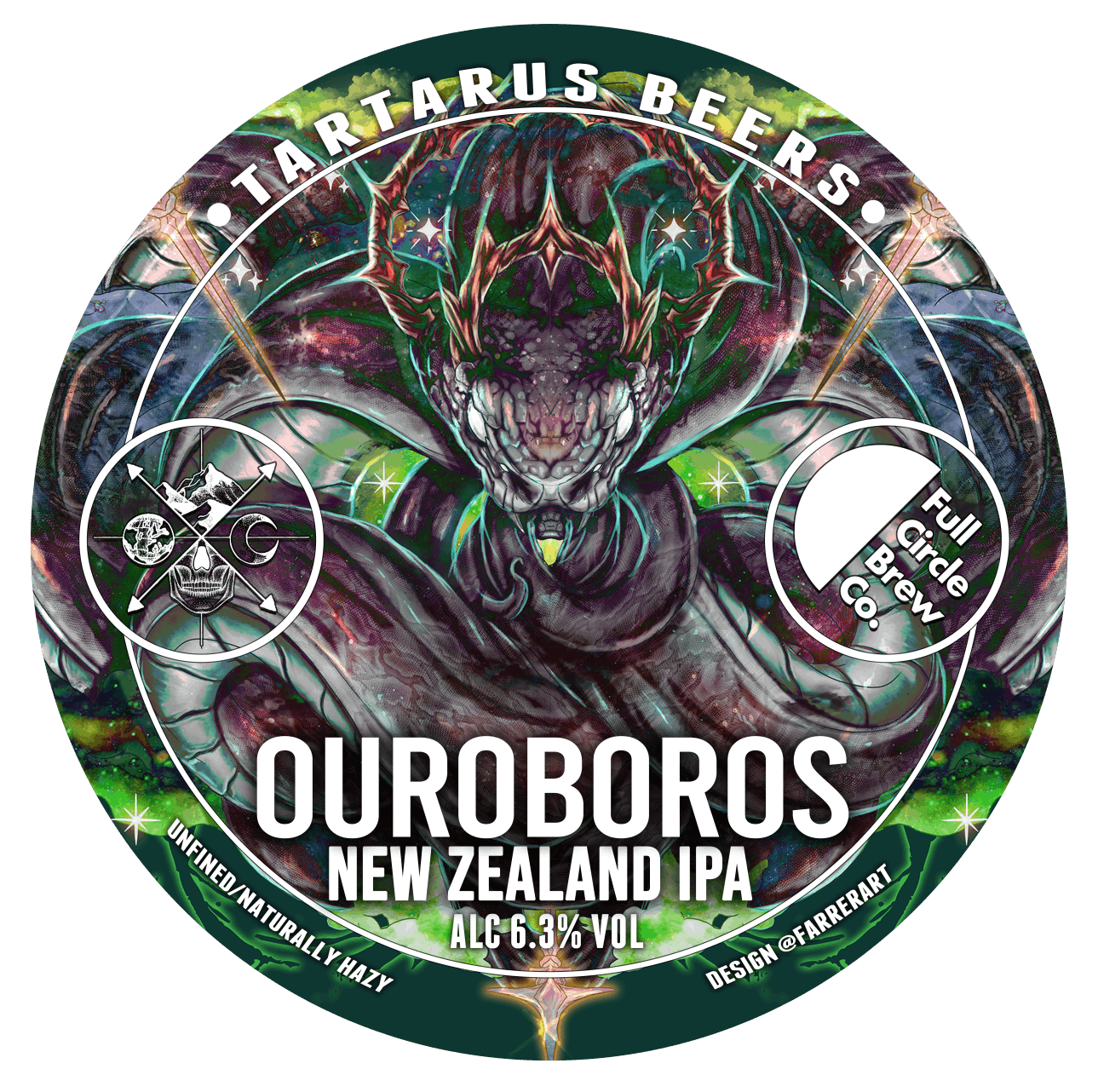 Tartarus x Full Circle Ouroboros NZ IPA
