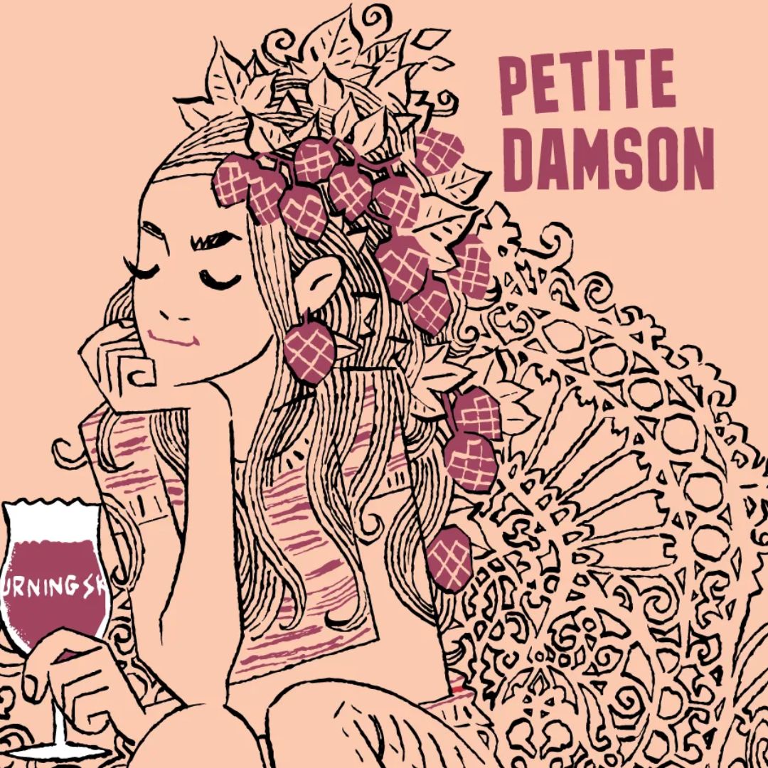 Burning Sky Petite Damson Rustic Fruit Beer
