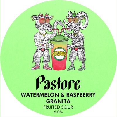 Pastore Watermelon &amp; Raspberry Granita Fruited Sour
