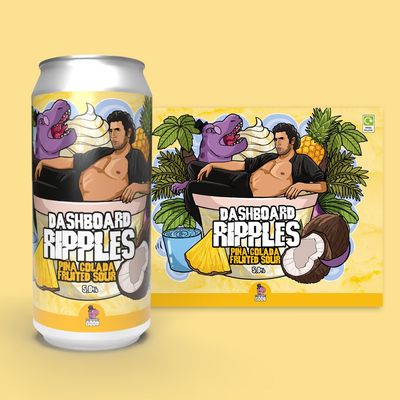 Staggeringly Good PINA COLADA Dashboard Ripples Fruited Sour