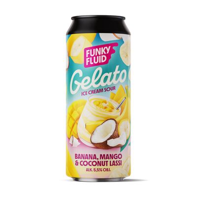 Funky Fluid Gelato Banana Mango &amp; Coconut Lassi Sour
