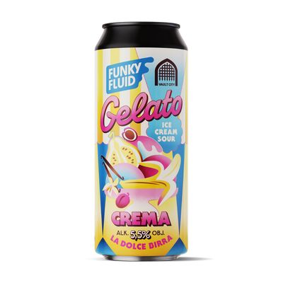 Funky Fluid x Vault City Gelato Crema Sour