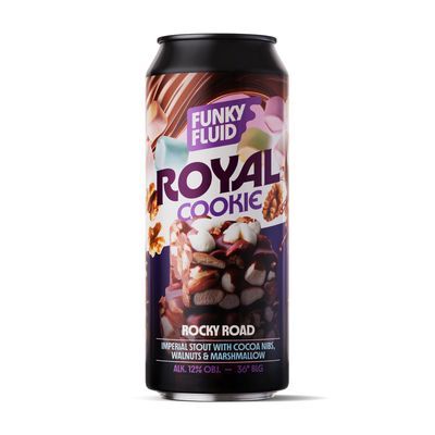 Funky Fluid Royal Cookie Rocky Road Imperial Stout