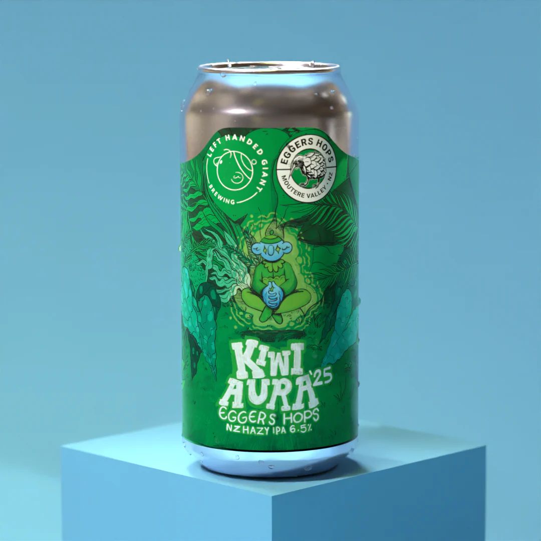 Left Handed Giant Kiwi Aura &#39;25 Eggers Hops Hazy IPA