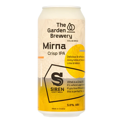 Garden x Siren Mirna Crisp IPA
