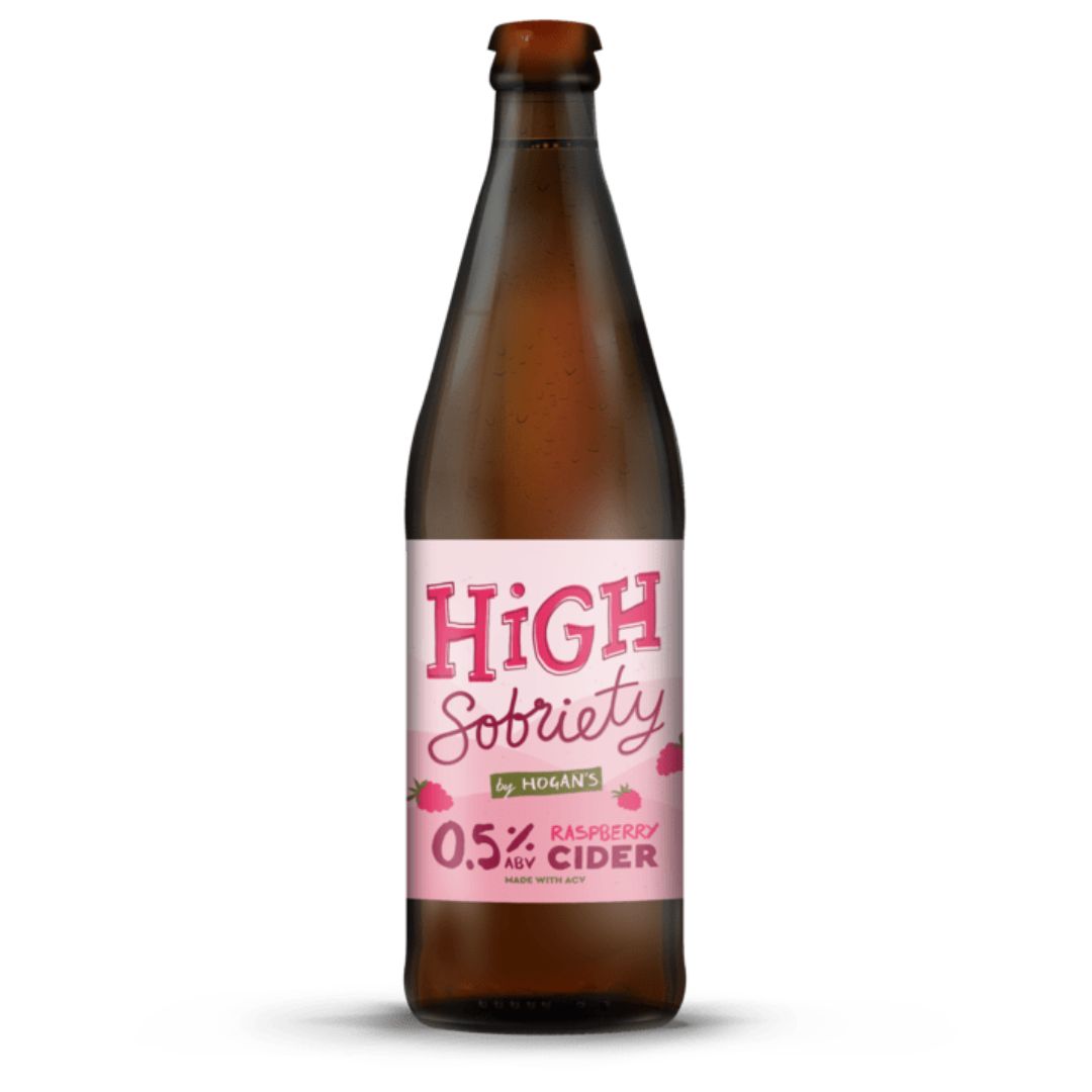 Hogan&#39;s High Sobriety RASPBERRY Low Alcohol Cider