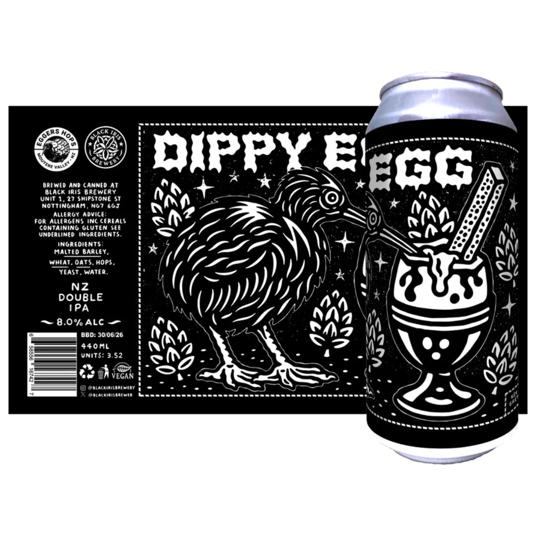 Black Iris Dippy Egg NZ DIPA