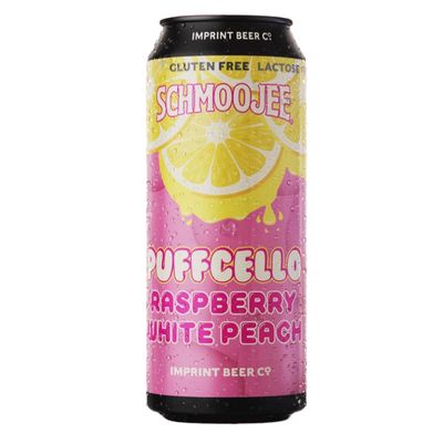 Imprint Schmoojee Puffcello Raspberry White Peach Sour