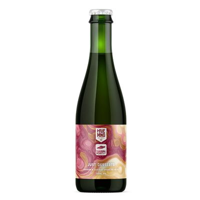 Hive Mind x Turning Point Just Desserts Rhubarb &amp; Custard Sparkling Mead