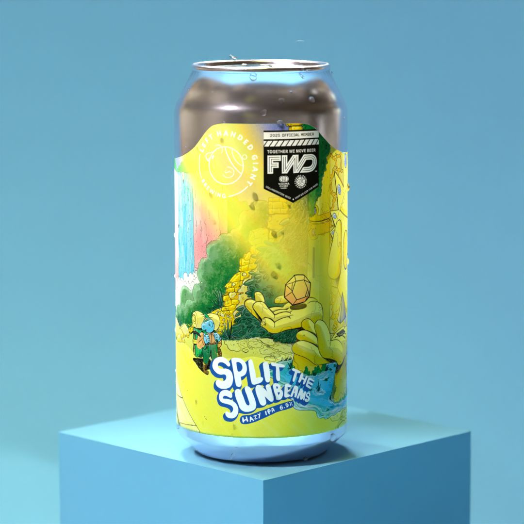 Left Handed Giant x FWD Split The Sunbeams Hazy IPA