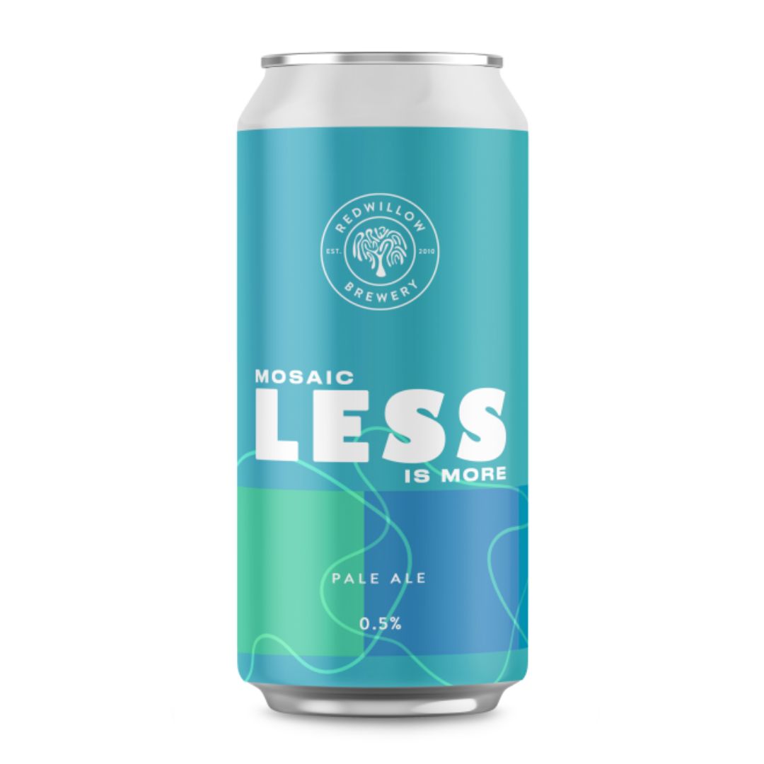 RedWillow Less Is More Mosaic Low Alcohol Pale Ale RedWillow Less Is More Mosaic Low Alcohol Pale Ale
