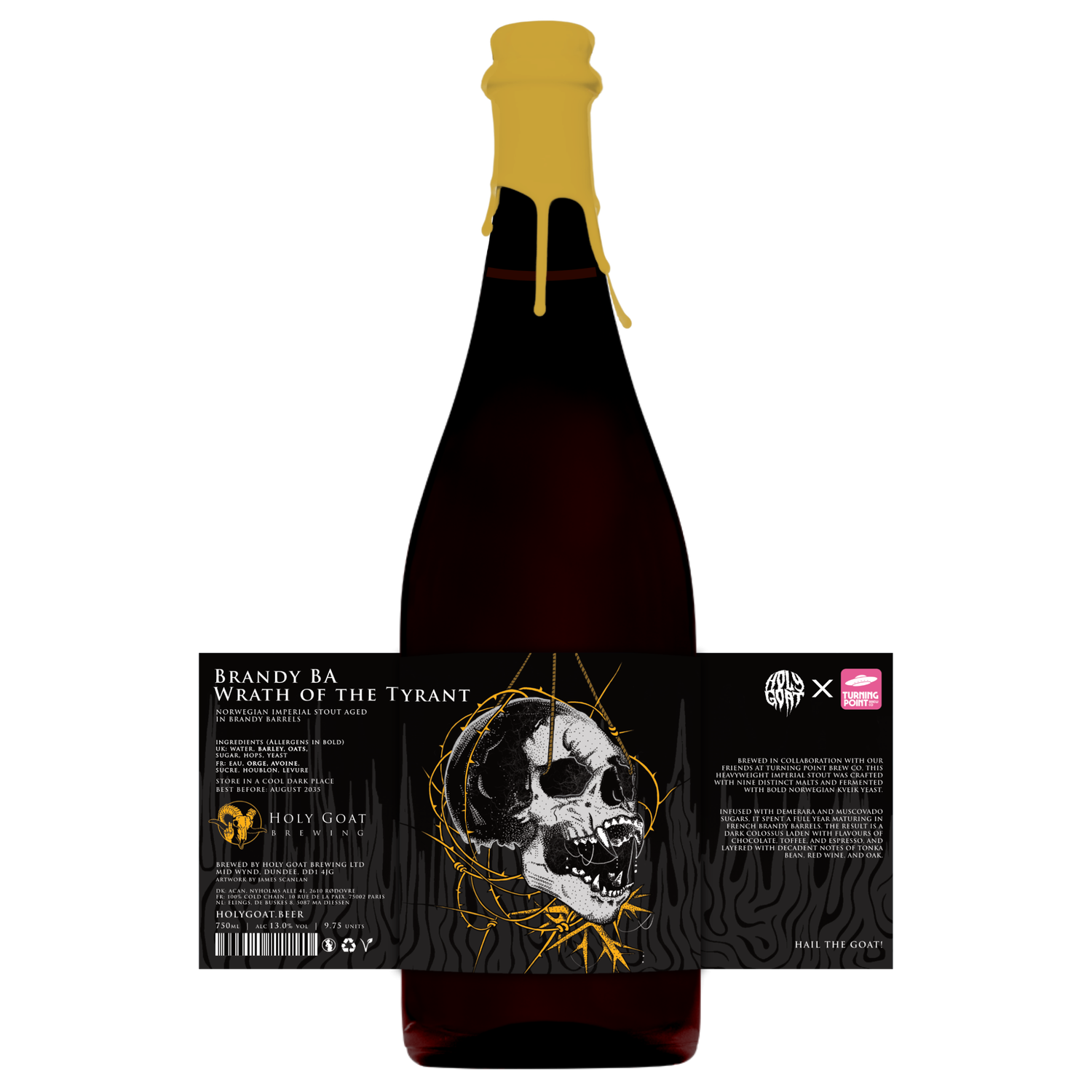 Holy Goat x Turning Point Brandy BA Wrath Of The Tyrant Imperial Stout