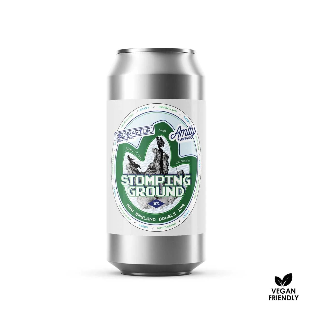 Neon Raptor x Amity Stomping Ground NE DIPA Neon Raptor x Amity Stomping Ground NE DIPA