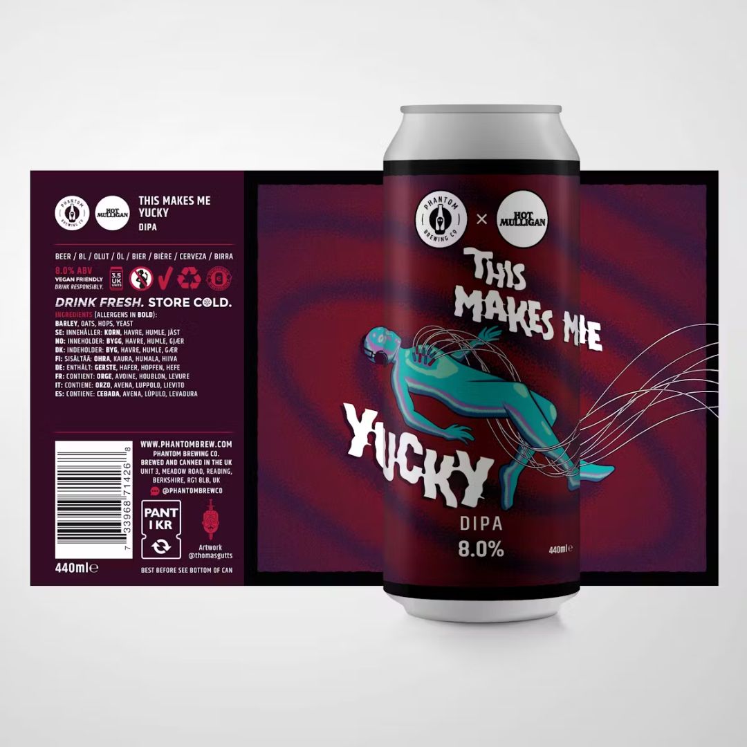 Phantom x Hot Mulligan This Makes Me Yucky DIPA