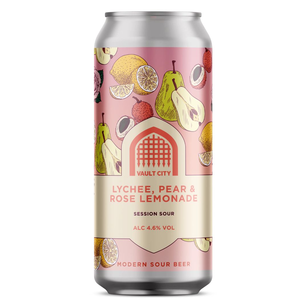 Vault City Lychee Pear &amp; Rose Lemonade Sour