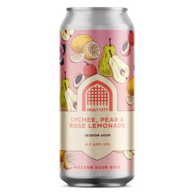 Vault City Lychee Pear &amp; Rose Lemonade Sour