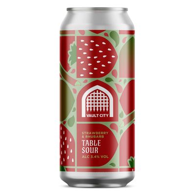 Vault City Strawberry &amp; Rhubarb Table Sour