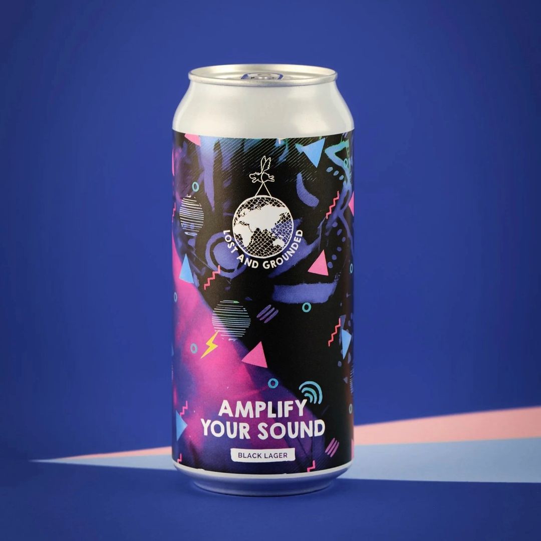 Lost &amp; Grounded Amplify Your Sound Black Lager